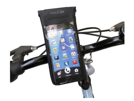 Maxxus Smartphonehouder fiets waterdicht zwart 1