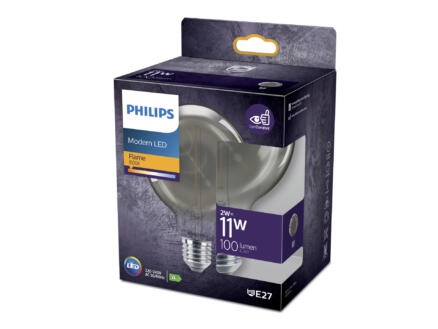 Philips Smokey ampoule LED globe E27 2W 1