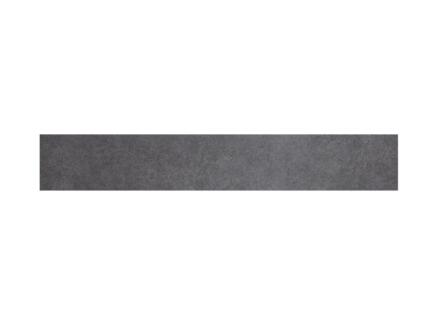 Soft keramische plint 7,2x45 cm dark grey 2,25lm/doos 1