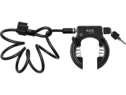 Axa Solid Plus fietsslot ringslot + Newton PI150 fietsslot kabelslot plug-in 1
