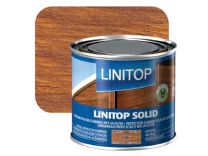 Linitop Solid beits 0,5l midden eik #286