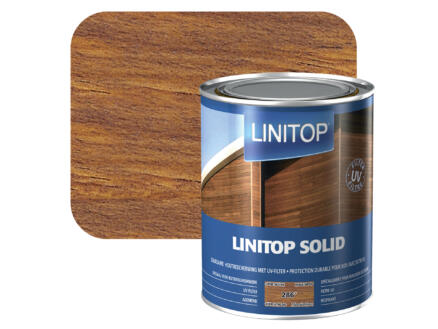 Linitop Solid beits 1l midden eik #286 1