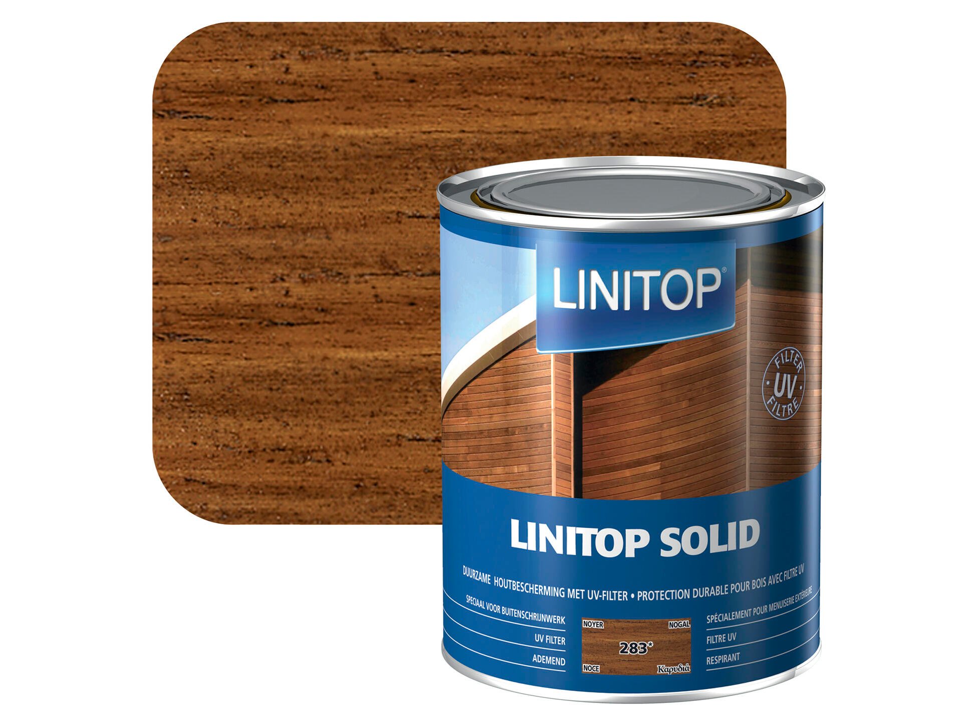 Linitop Solid beits 1l notelaar #283