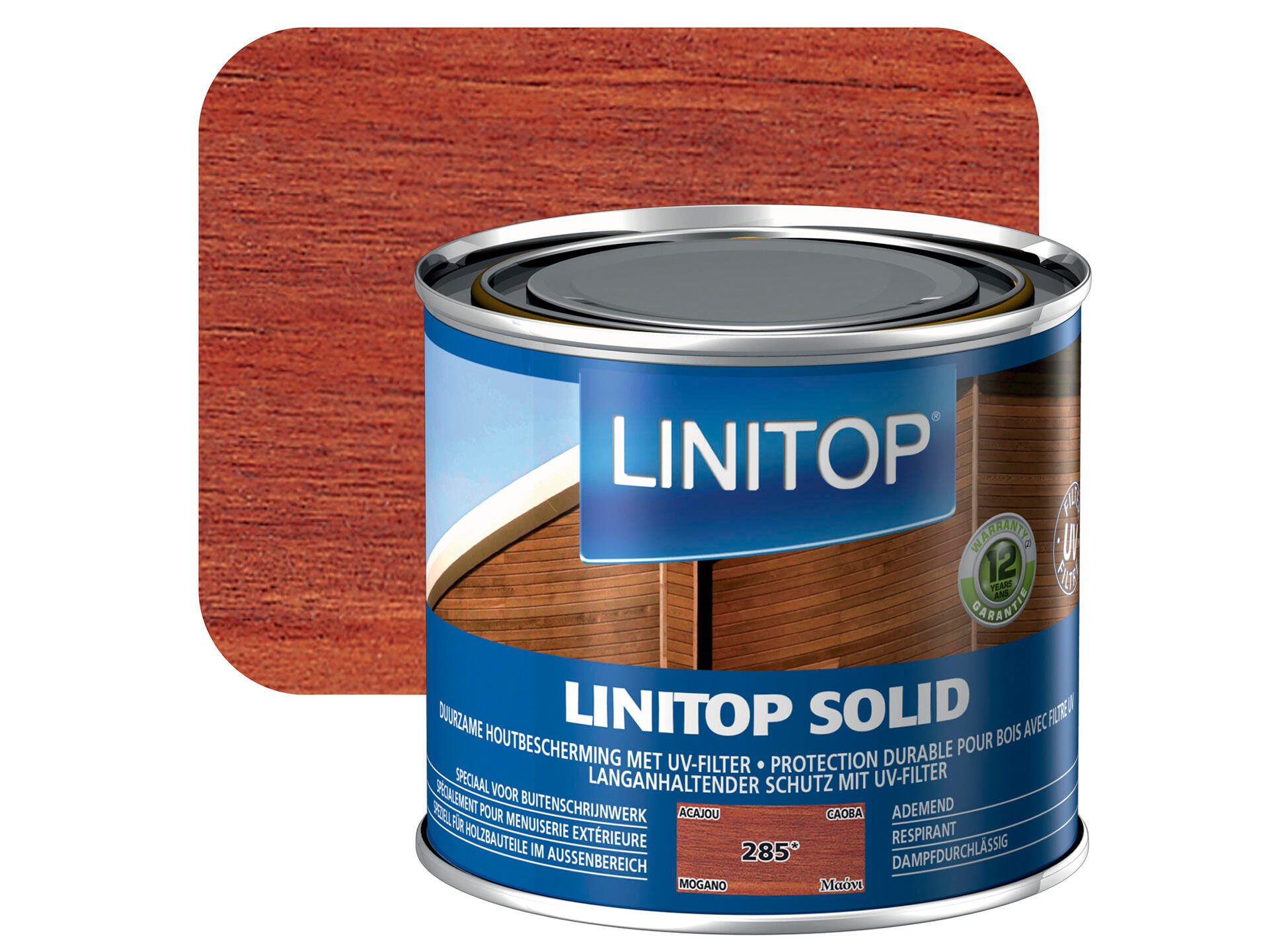 Linitop Solid beits Solid 0,5l mahonie #285