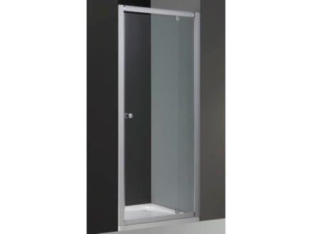 Lafiness Solide 6 porte de douche pivotante 80x198 cm verre transparent 1