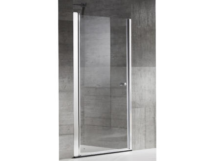 Lafiness Solide 6 porte de douche pivotante 80x200 cm verre transparent 1