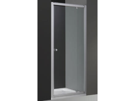 Lafiness Solide 6 porte de douche pivotante 90x198 cm verre transparent 1