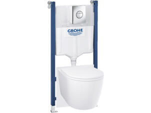 GROHE Solido Compact WC suspendu porcelaine 5-en-1 pack