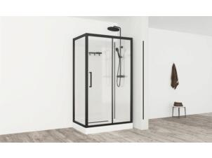 Aquatrends Solis douchecabine 120x80x212 cm rechts zwart