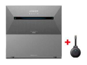 Anker Solix Solarbank 2 batterie domestique E1600 AC + compteur d’énergie P1 + BP2700 batterie d'extension