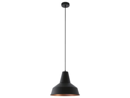 Eglo Somerton hanglamp E27 max. 60W zwart/koper 1