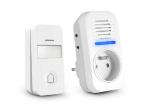 Sonnette de porte sans fil enfichable kinétique