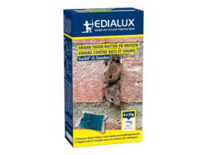 Edialux Sorkil-G Garden graan tegen ratten en muizen 6x25 g