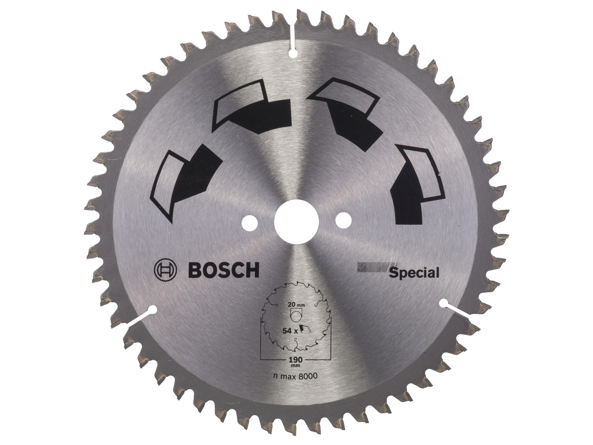 Bosch Special cirkelzaagblad 190mm 54T hout
