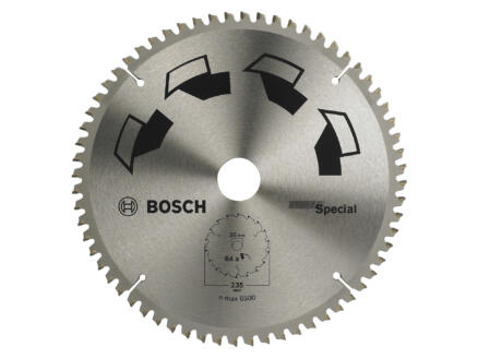 Bosch Special cirkelzaagblad 235mm 64T hout 1
