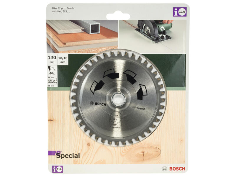 Bosch Special lame de scie circulaire 130mm 40D bois