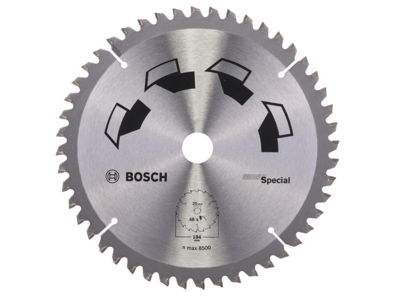 Bosch Special lame de scie circulaire 184mm 48D bois