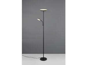 Trio Specter LED vloerlamp 17W mat zwart