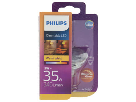 Philips Spot LED GU5,3 5W blanc chaud dimmable 1