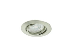 Prolight Spot LED encastrable GU10 3W orientable nickel 3 pièces