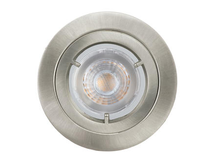 Light Things Spot LED encastrable rond IP44 4,4W nickel 1