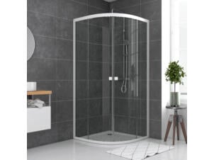 Aurlane Spot doucheschuifdeur kwartrond 90x90x185 cm