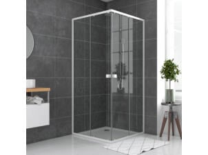 Aurlane Spot douchewand 80-90x185 cm hoekinstap