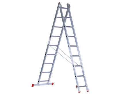 Escalo Stabilo ladder met stabilisator 2x9 sporten 1