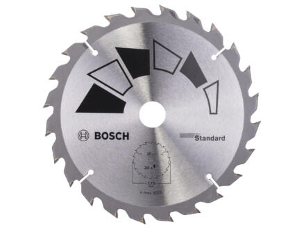 Bosch Standard cirkelzaagblad 170mm 24T hout 1