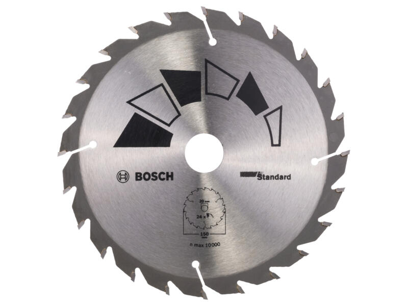 Bosch Standard lame de scie circulaire 150mm 24D bois
