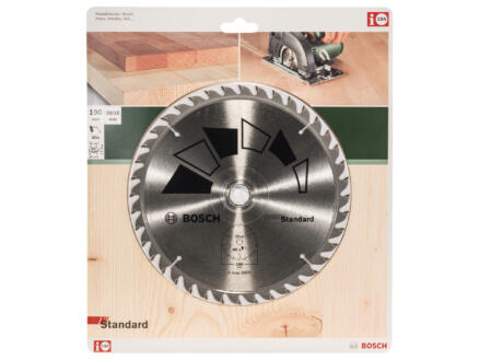 Bosch Standard lame de scie circulaire 190mm 40D bois
