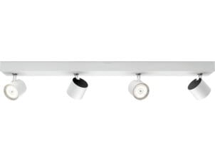 Philips Star barre de spots LED 4x4,5W dimmable blanc