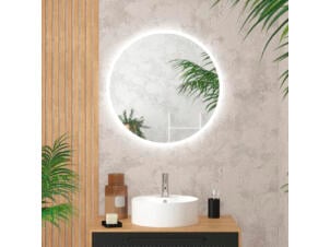 Aurlane Start spiegel met ledverlichting rond 70cm