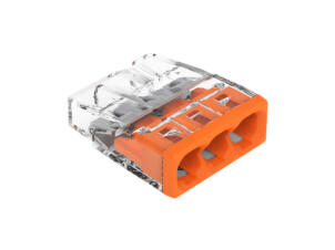Wago Steekklem 3x 0,5-2,5 mm² oranje 10 stuks