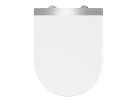 Allibert Steel Thermodur abattant WC blanc