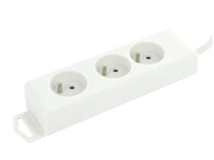 Profile Stekkerdoos 3x met kabel 3m wit