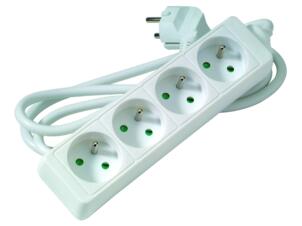 Profile Stekkerdoos promo line 4x met kabel 1,5m wit