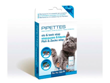 Stop Puces & Tiques pipettes pour chats 1,5ml 4 pièces 1