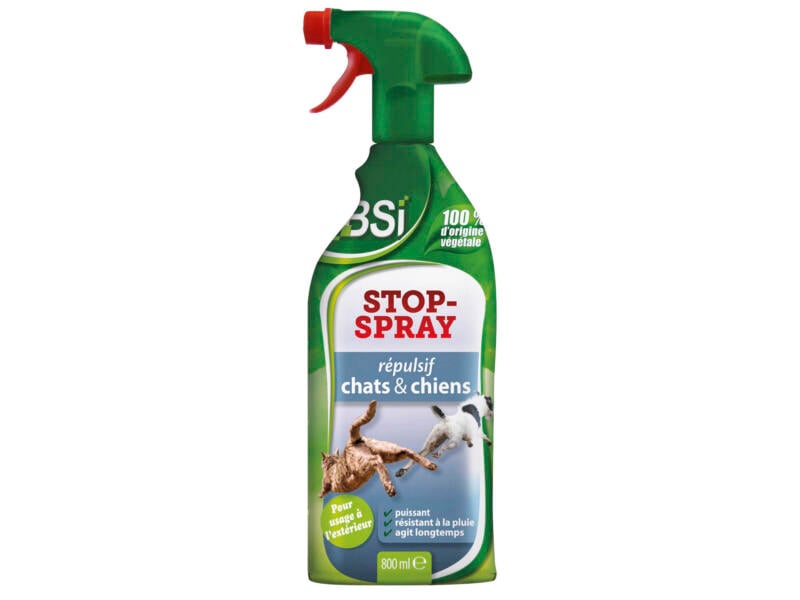 Bsi Stop-Spray répulsif chats & chiens 800ml
