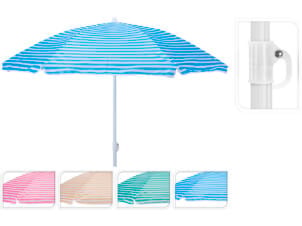 Strandparasol 150cm beschikbaar in 4 kleuren