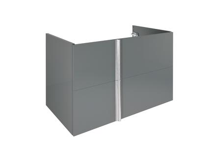 Lafiness Stretto meuble lavabo 80cm 2 tiroirs anthracite 1