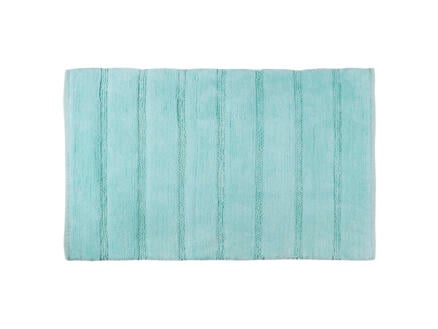Differnz Stripes tapis de bain 75x45 cm bleu clair 1