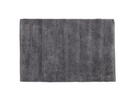 Differnz Stripes tapis de bain 75x45 cm gris 1