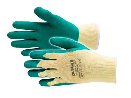 Busters Strong Grip gants de travail L latex vert
