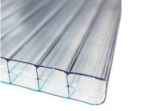 Scala Sunlite plaque de polycarbonate à parois multiples 300x98 cm 16mm transparent