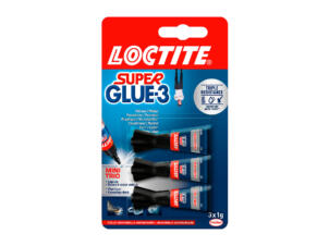 Loctite Super Glue-3 Mini Dose colle instantanée 3x1 g