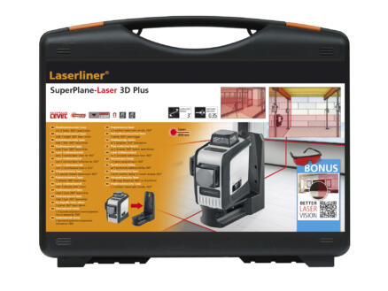 Laser Cplus Rukd Laserliner SuperPlane-Laser 3D Plus driedimensionale laser | Hubo