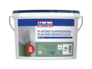 Hubo Superdekkend plafondverf mat 10l wit