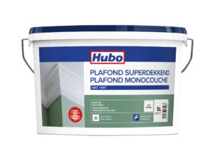 Hubo Superdekkend plafondverf mat 5l wit