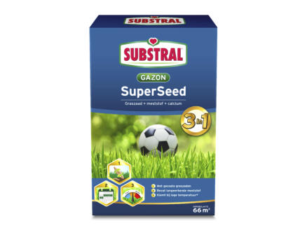 Substral Superseed 3-en-1 semence gazon 2kg 1